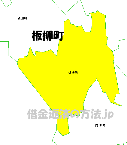 板柳町の地図