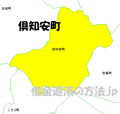 倶知安町の地図