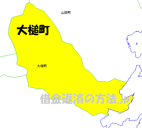 大槌町の地図