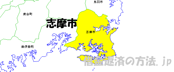 志摩市の地図