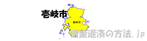壱岐市の地図