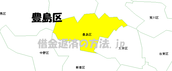 豊島区の地図