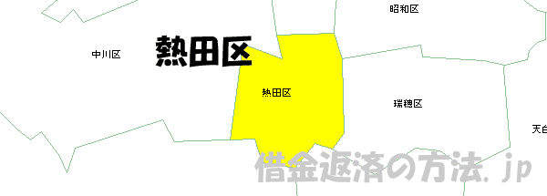 熱田区の地図