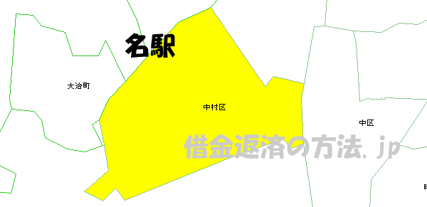 名駅の地図
