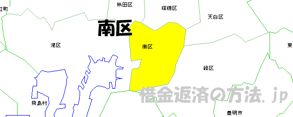 名古屋市南区の地図