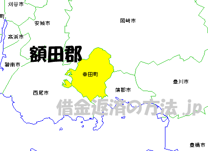 額田郡の地図