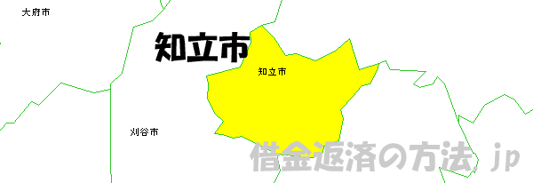 知立市の地図