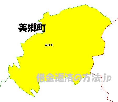 美郷町の地図