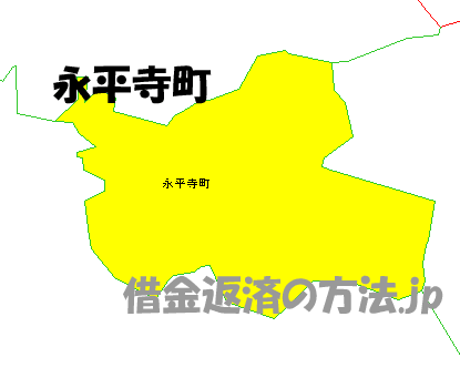 永平寺町の地図