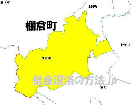 棚倉町の地図