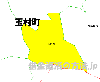 玉村町の地図