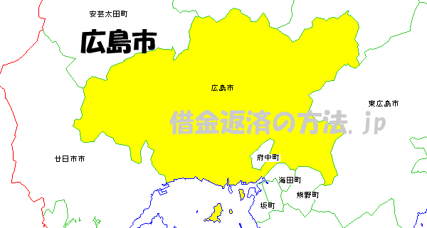 広島市の地図