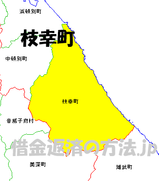 枝幸町の地図