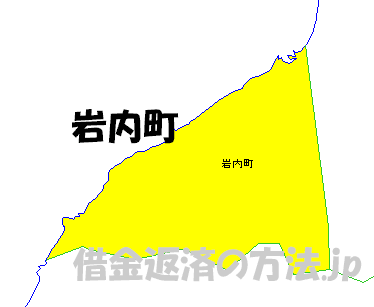 岩内町の地図
