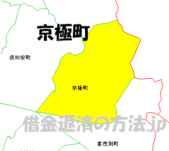 京極町の地図