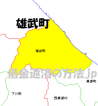 雄武町の地図