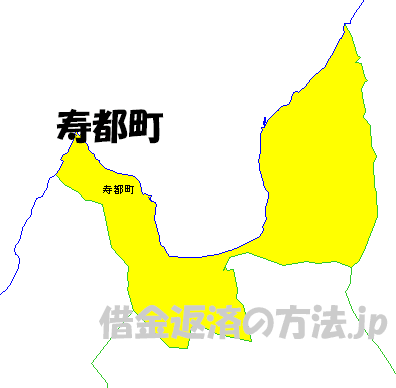 寿都町の地図