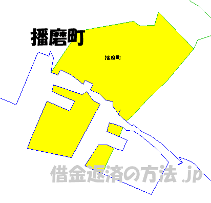 播磨町の地図