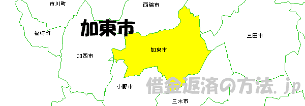 加東市の地図