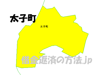 太子町の地図
