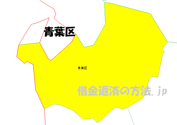 横浜市青葉区の地図