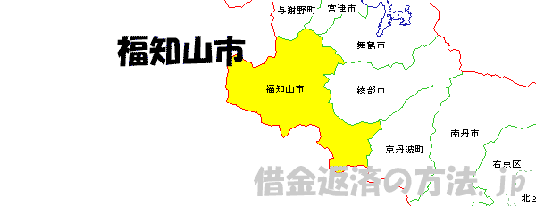 福知山市の地図
