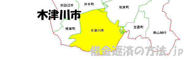 木津川市の地図