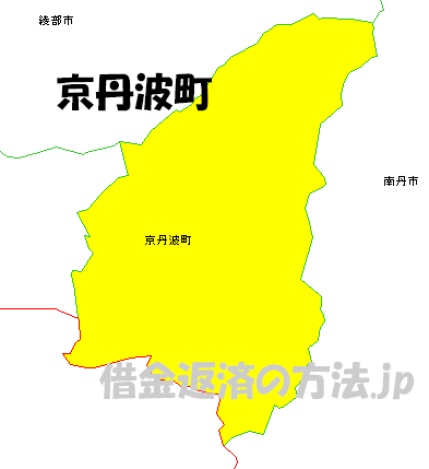 京丹波町の地図