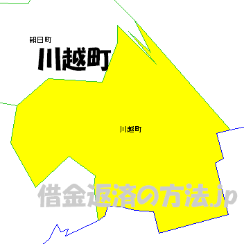 川越町の地図