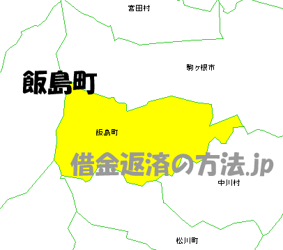 飯島町の地図