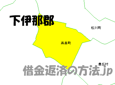高森町の地図
