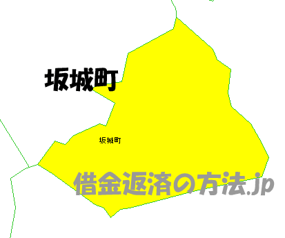 坂城町の地図