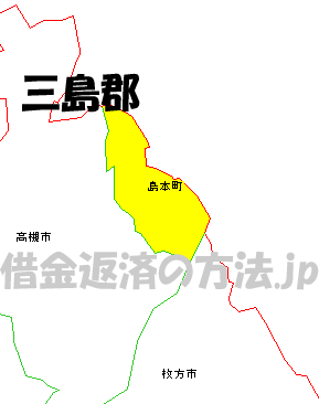 三島郡の地図