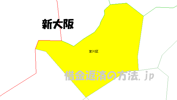 新大阪の地図