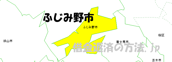ふじみ野市の地図