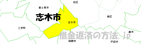志木市の地図