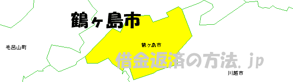 鶴ヶ島市の地図