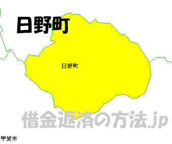 日野町の地図