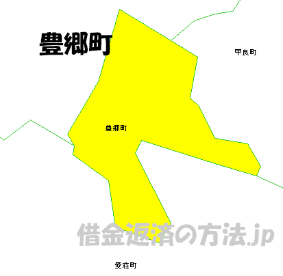豊郷町の地図
