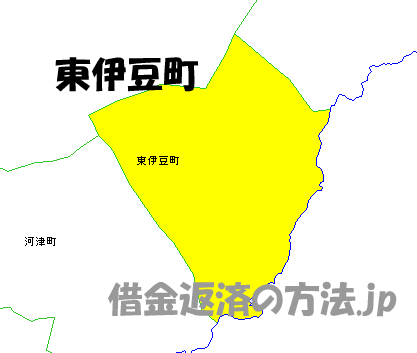 東伊豆町の地図