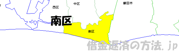 浜松市南区の地図