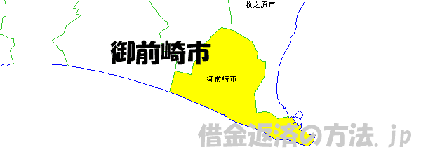 御前崎市の地図