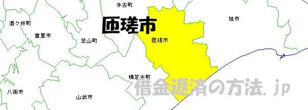 匝瑳市の地図