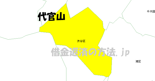 代官山の地図