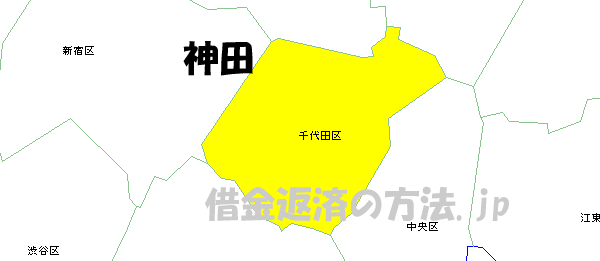 神田の地図