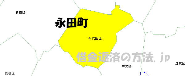 永田町の地図