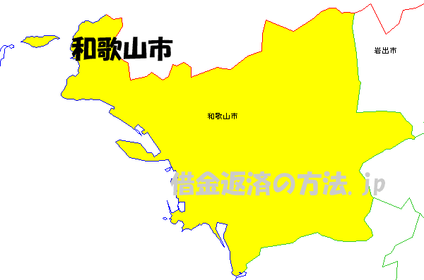 和歌山市の地図