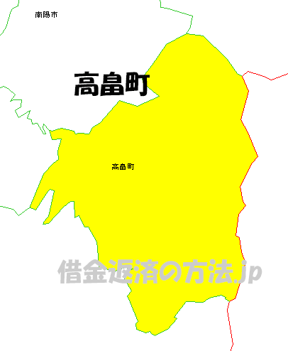 高畠町の地図